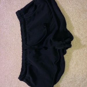 Black bootie shorts
